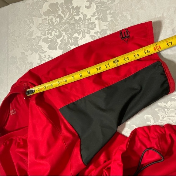 Easton Size mens XL red 1/4 zip practice training baseball pullover shirt Jersey - Picture 7 of 10